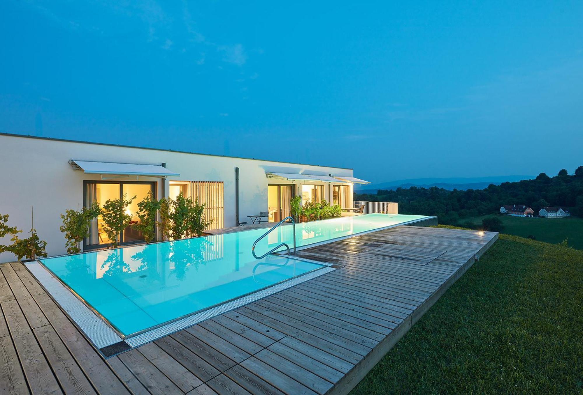 Hideaway An Der Weinstrasse - Pool & Sauna - Apartments Anderlage Spielfeld Εξωτερικό φωτογραφία
